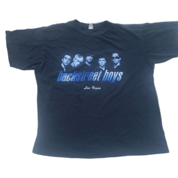 Vintage Backtreet Boys Las Vegas t-Shirt 1998 Tour merch - Picture 1 of 8